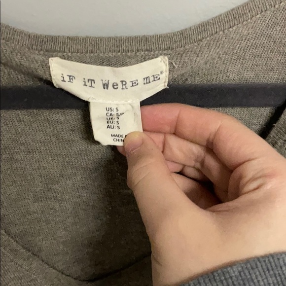 Cold shoulder grey long sleeve top! - Picture 4 of 5